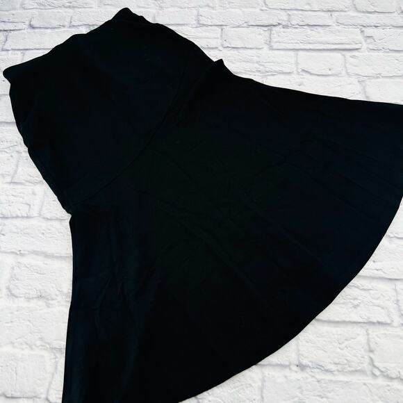 NOT FOR SALE    NWT OGL Women's Flared Maxi Skirt Small Black Elastic Waistband - Picture 7 of 7